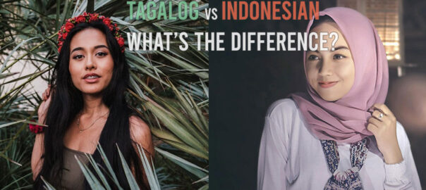 Filipina woman compared with an Indonesian woman